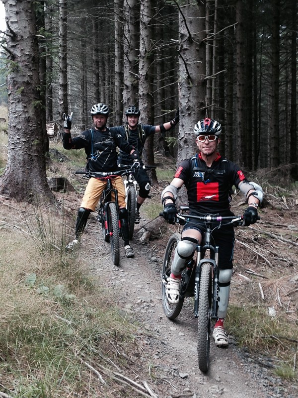 Mountain bike guiding at Bike Park Wales